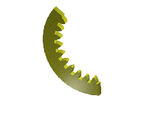 Plate development software for involute gear shape